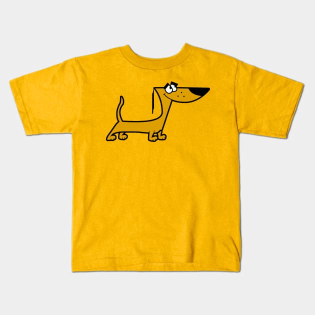 The Little Dog - 2 Stupid Dogs Kids T-Shirt by LuisP96
